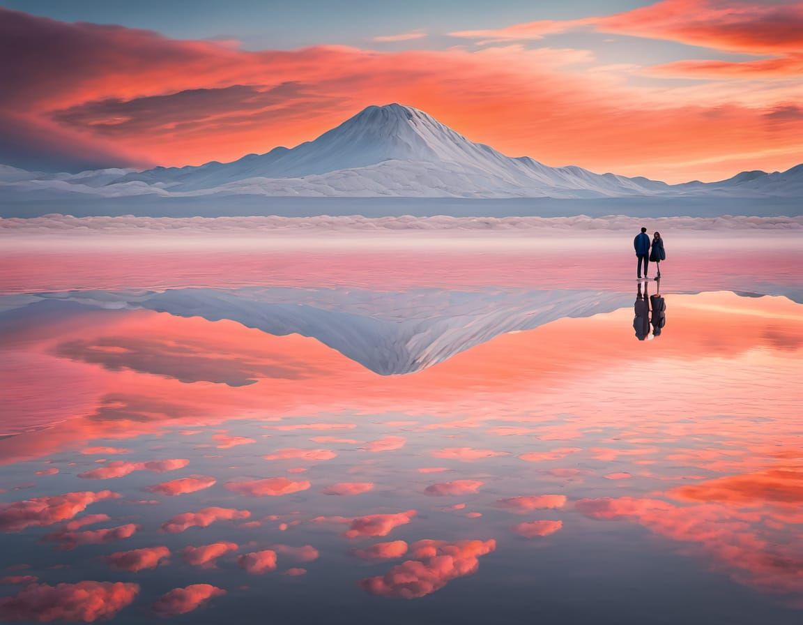 Stunning Mirror Landscape at Salar de Uyuni
