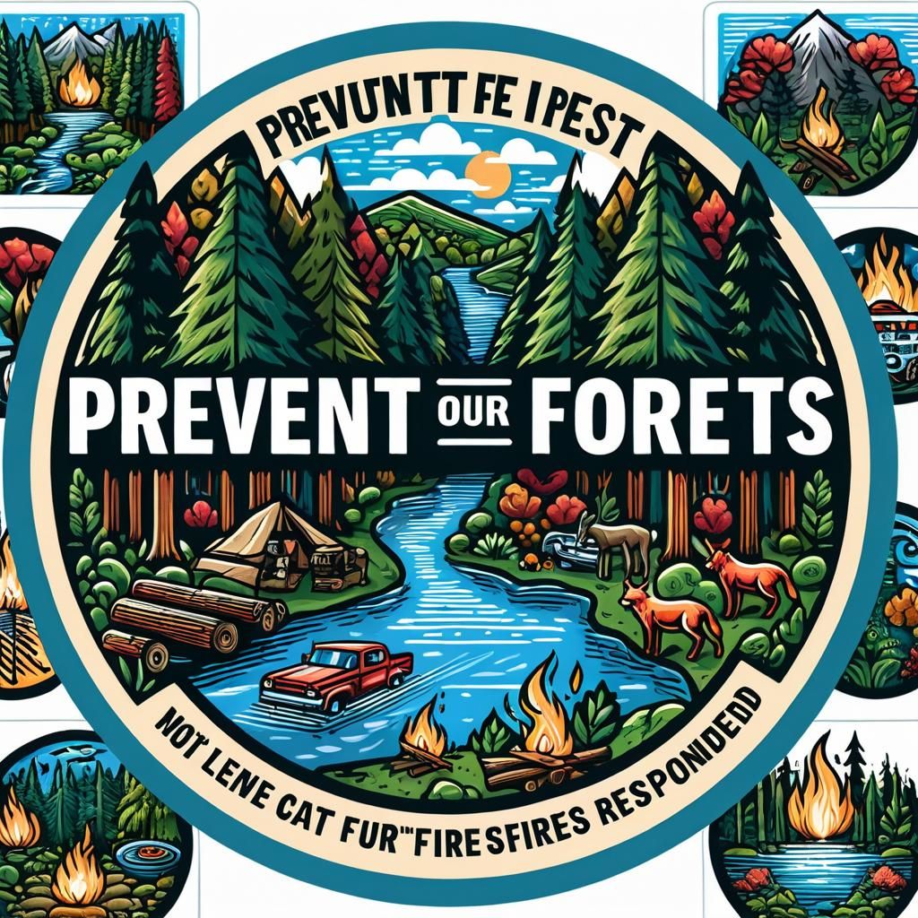 A STICKER TO STOP FOREST FIRES