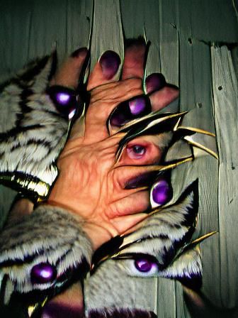 Surreal Eye Detachment in a Dark Environment