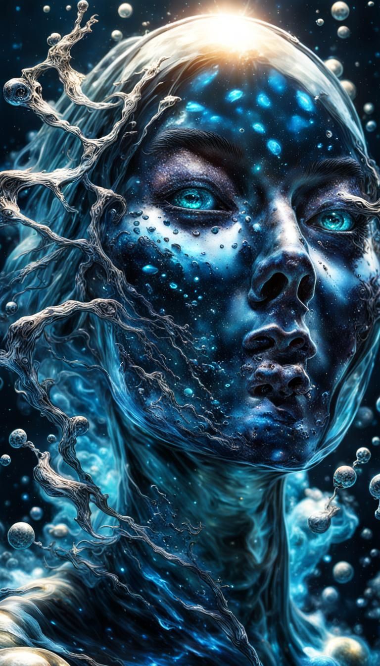 Cosmic Entity Emerges from Water