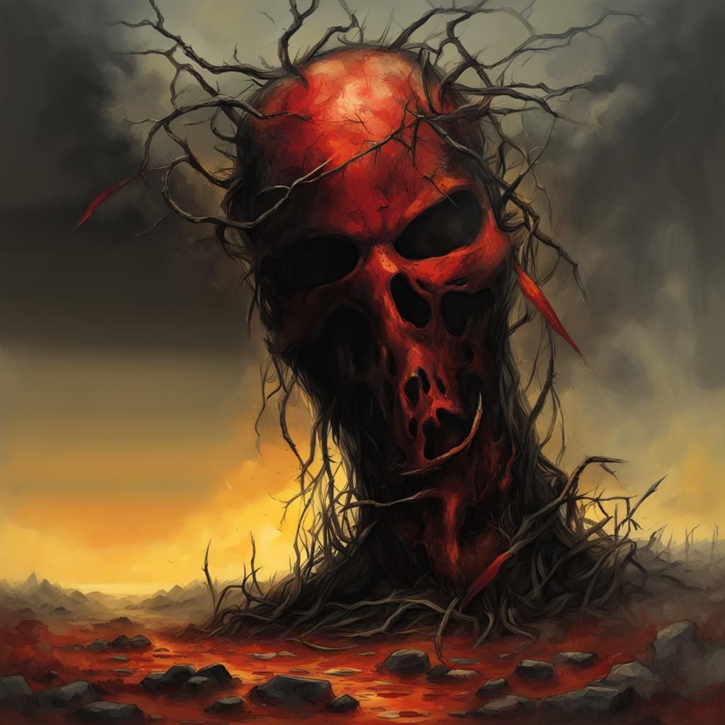 Cruelty from Weakness: An AI Generated Image