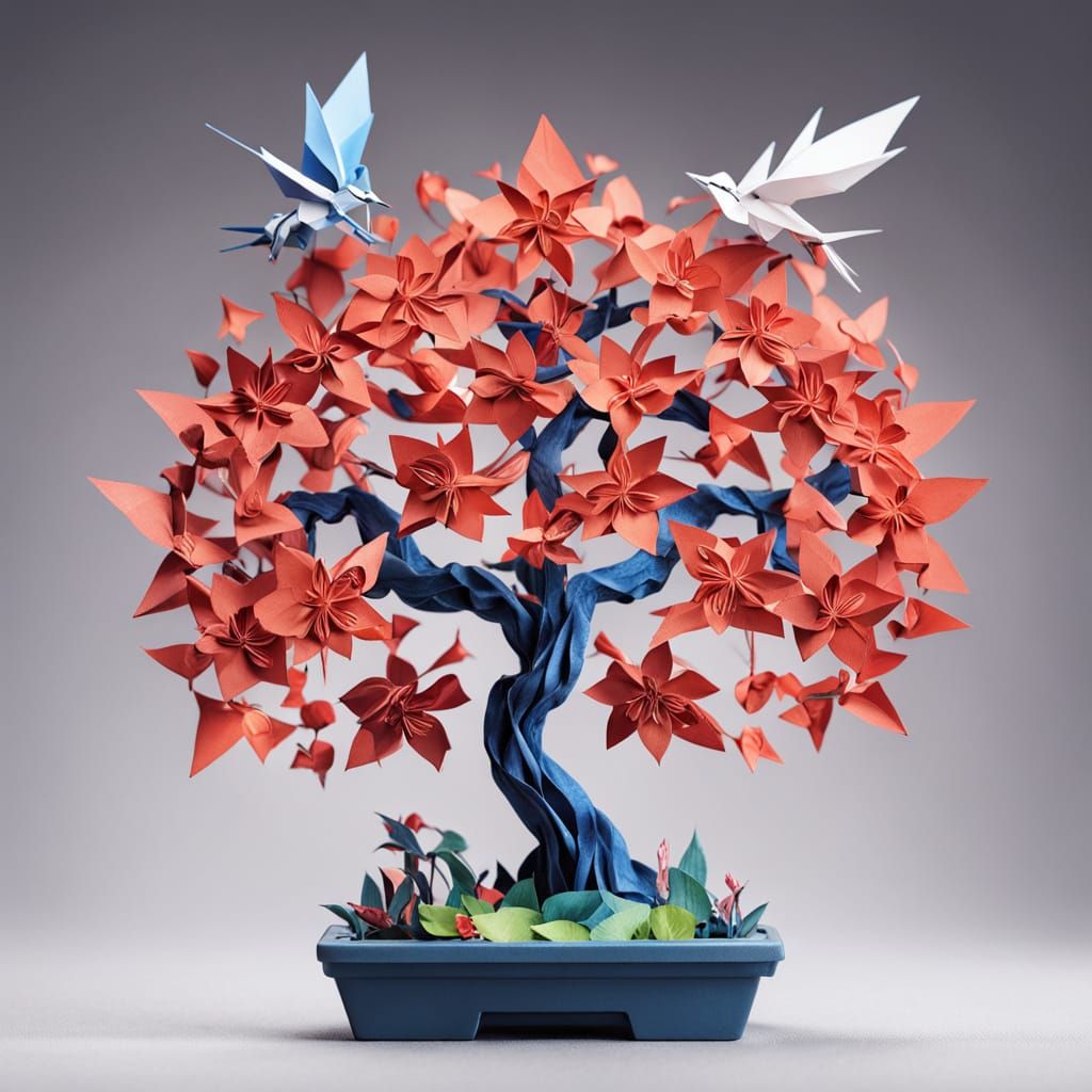 Surreal Portrait of a Woman in Four Elements