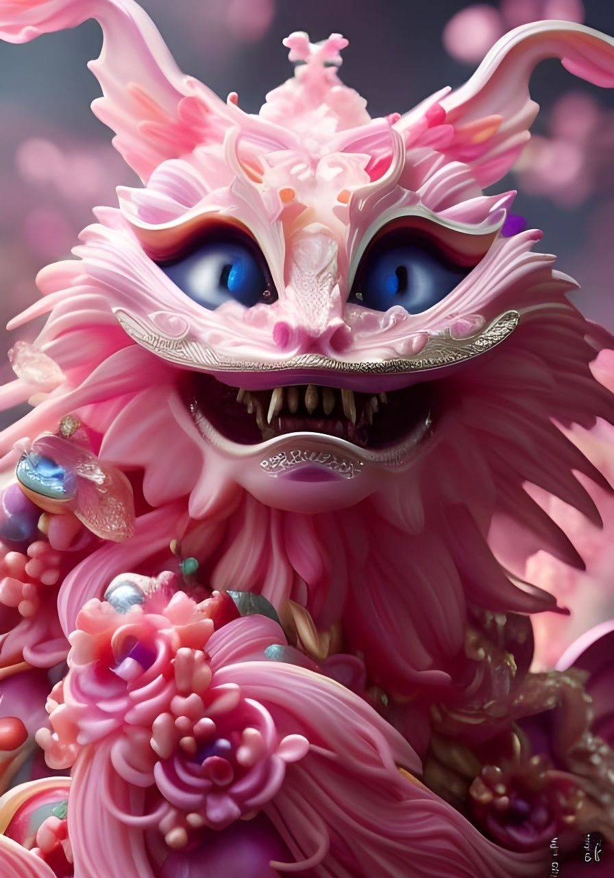 Chinese Ornate Kitty Cat