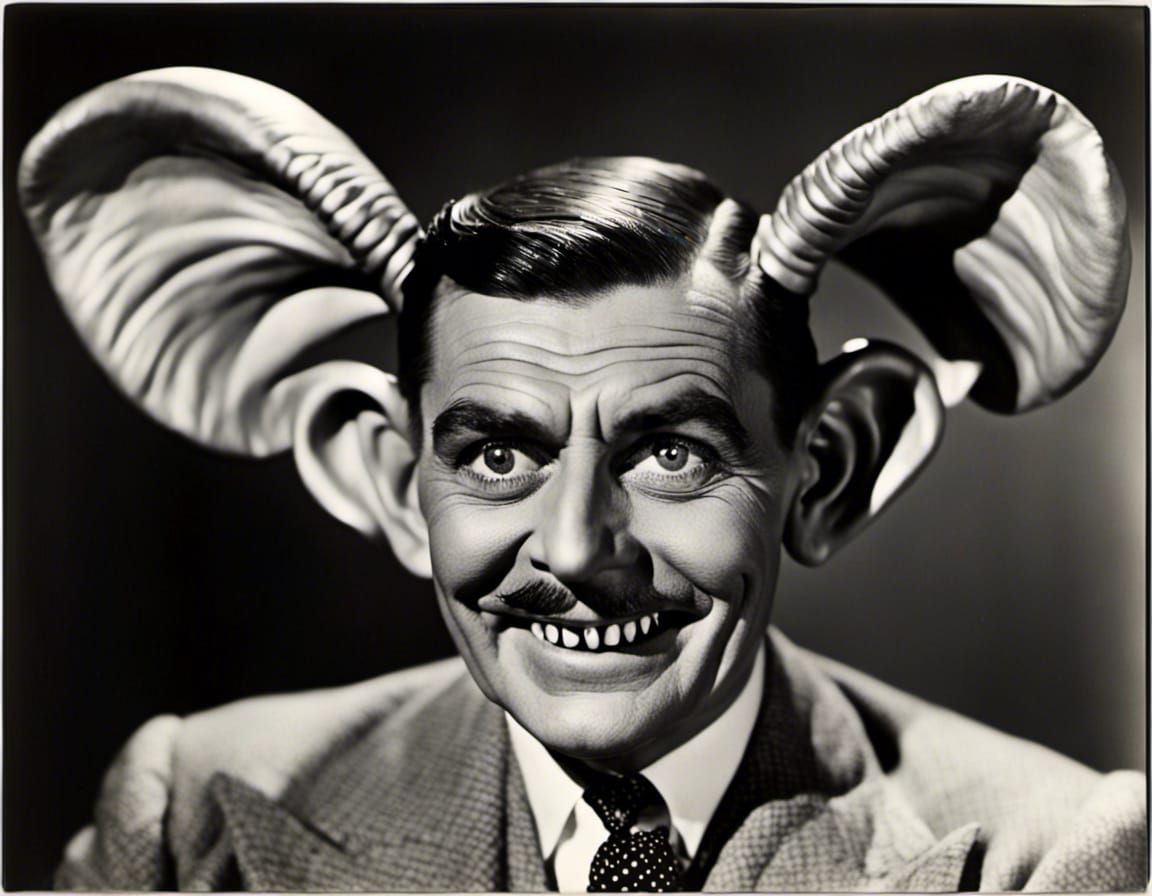 clark gable has the biggest ears