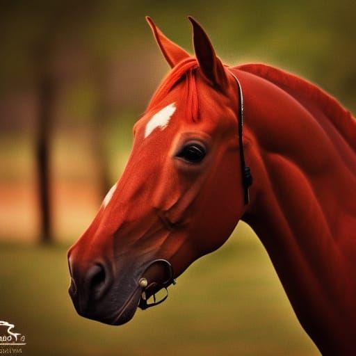 Stunning Red Horse Photography with Bokeh
