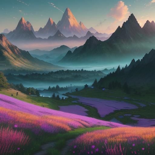 Anime Natural Landscape: Enchanting Vistas in Unreal Engine
