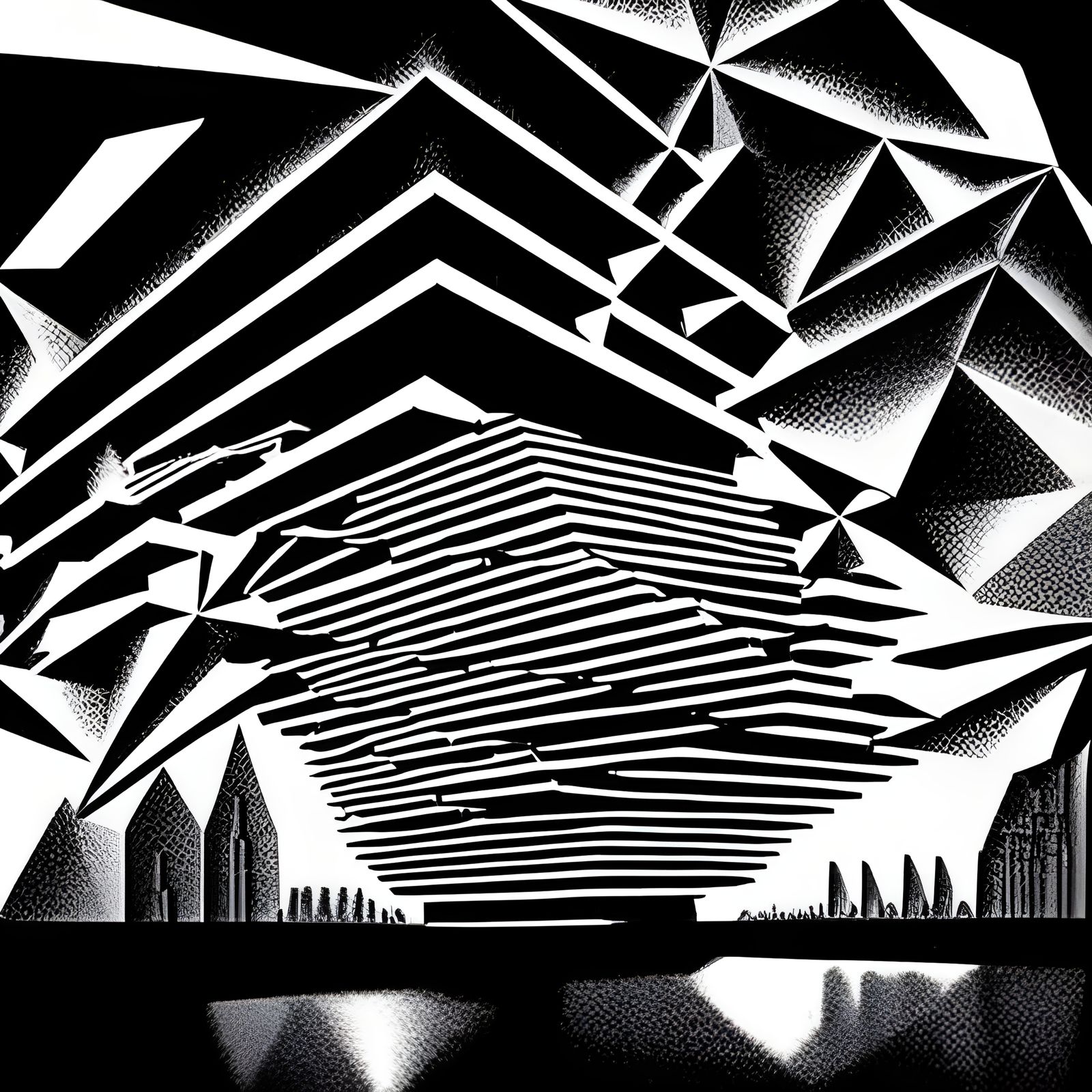 Fractal Building in Cityscape: A Photorealistic Pixar Vision
