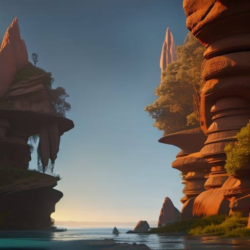 Detailed Card Game Still Life in Digital Painting Style