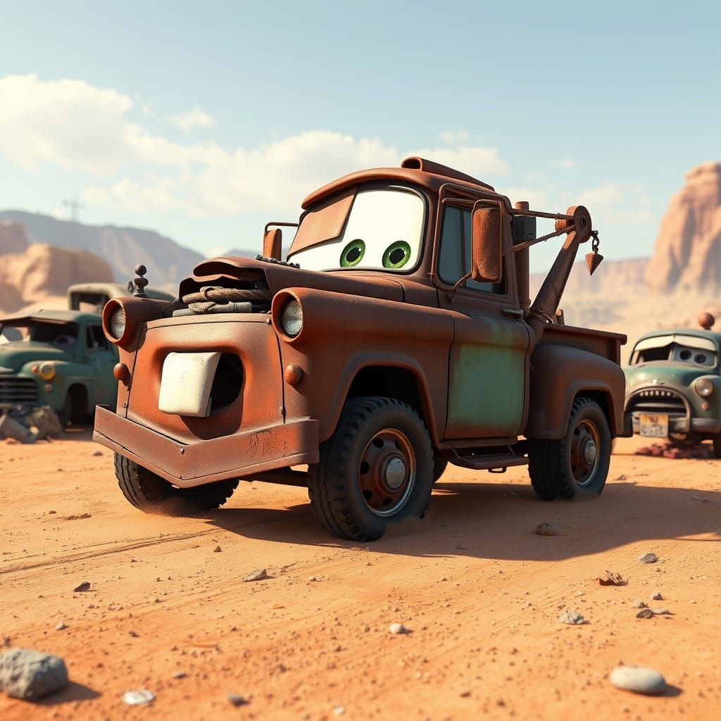 PIxar's Tow Mater P4P - A113 v-1