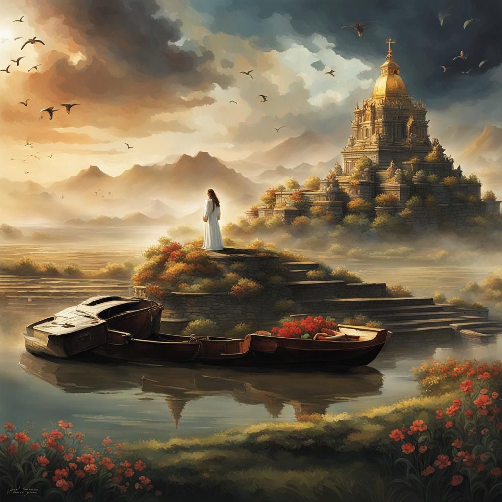 Passionate Encounter in Detailed Matte Painting