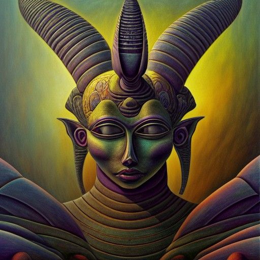 Hyperdetailed Celestial Anubis in Solarpunk Style