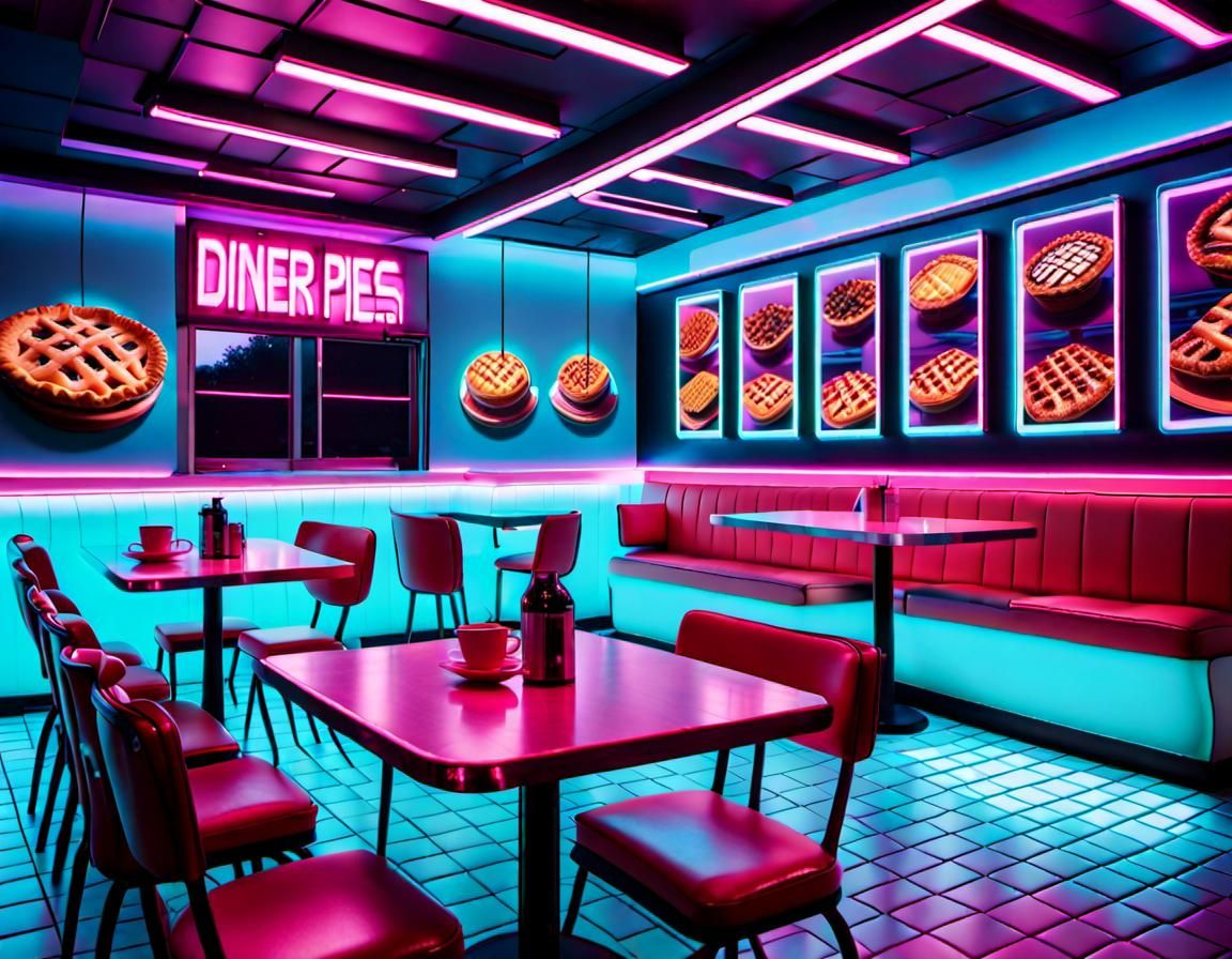 Absolutely Gorgeous 70's Pie Diner Just Like I Remember