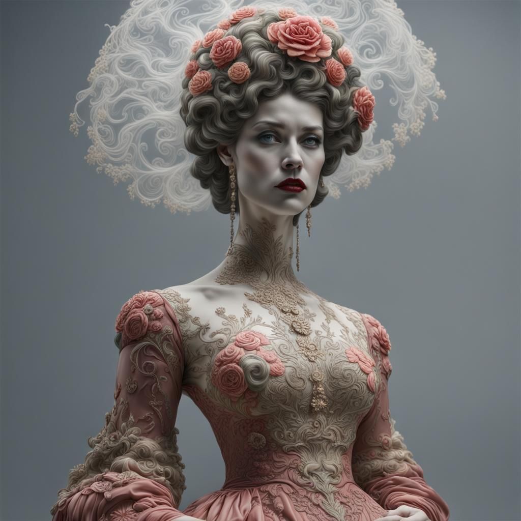 Statue in a dress
