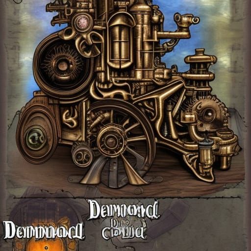 Demonic Eldritch Steampunk Engine