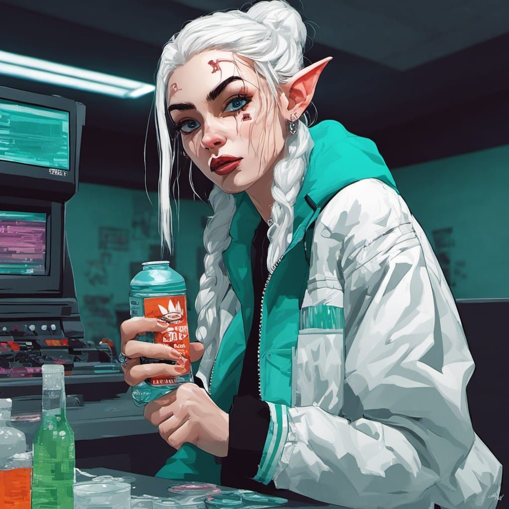 Fantasy elf, but's she's from russia