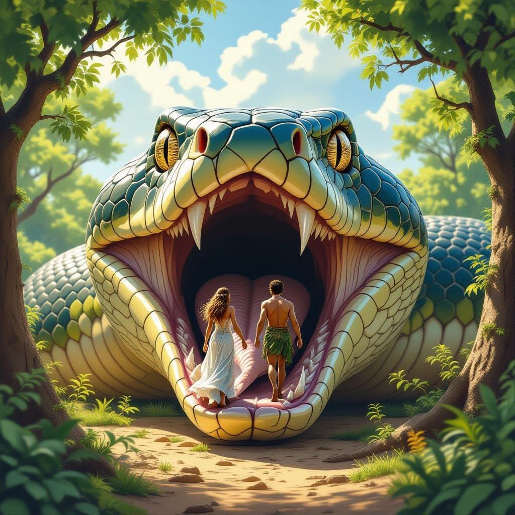 Serpent in the Garden: A Fantastical Reimagining