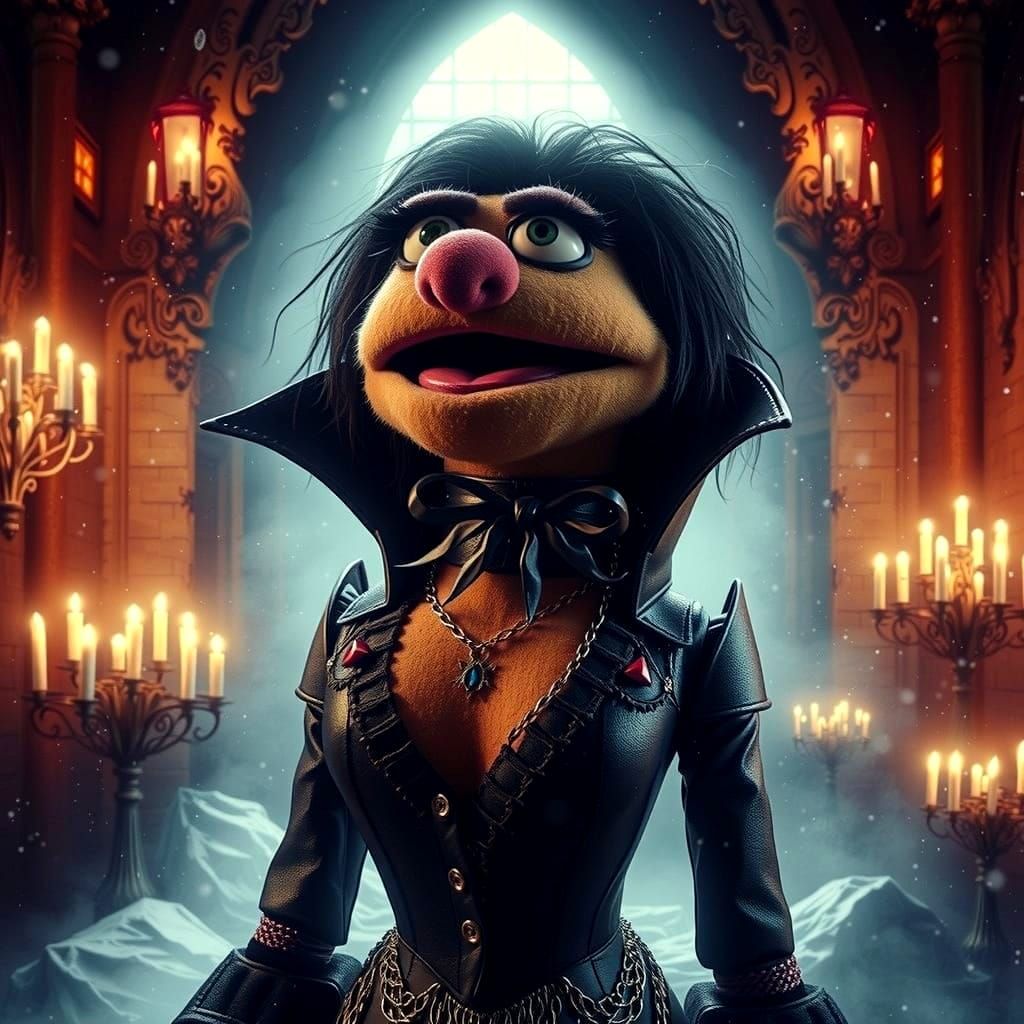 Dark Gothic Muppet Queen