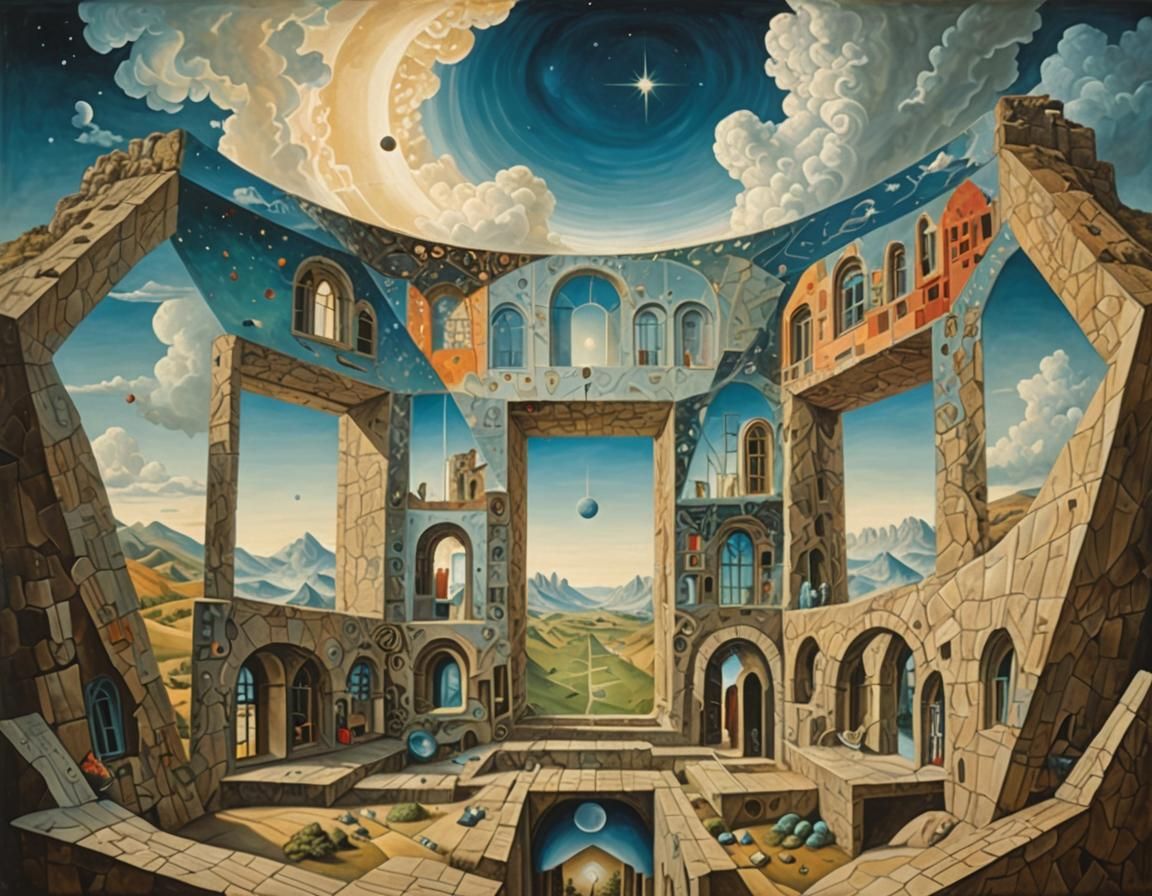 Surreal Dreamscape: Windows to the Soul