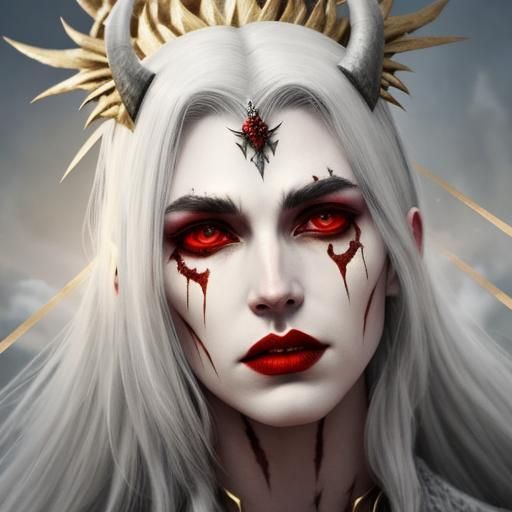 Angelic Vampire Demons Pay Homage to Defeated Satan