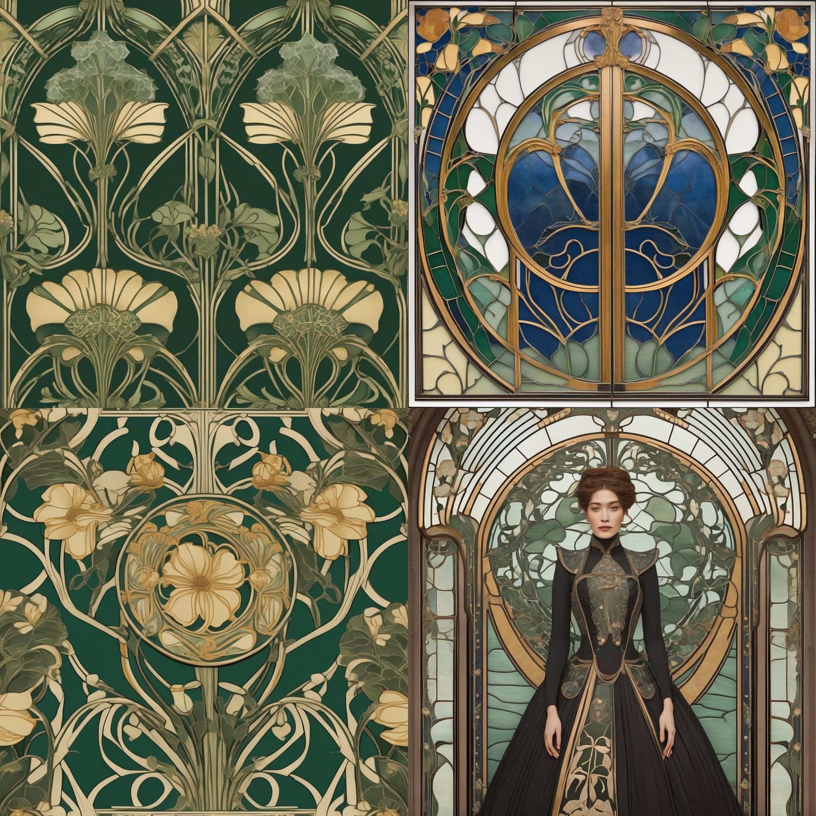 Elegant Art Nouveau Style Design