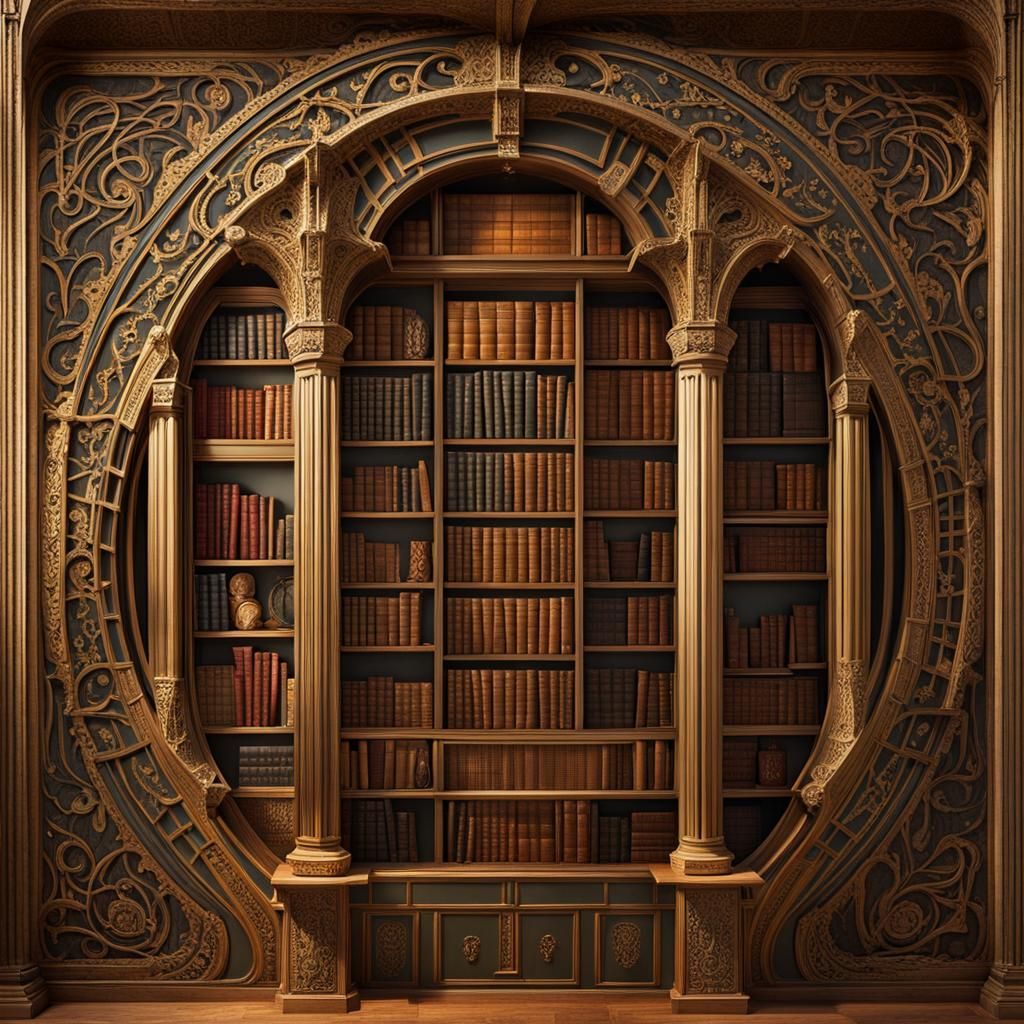 Library Wall decoration
