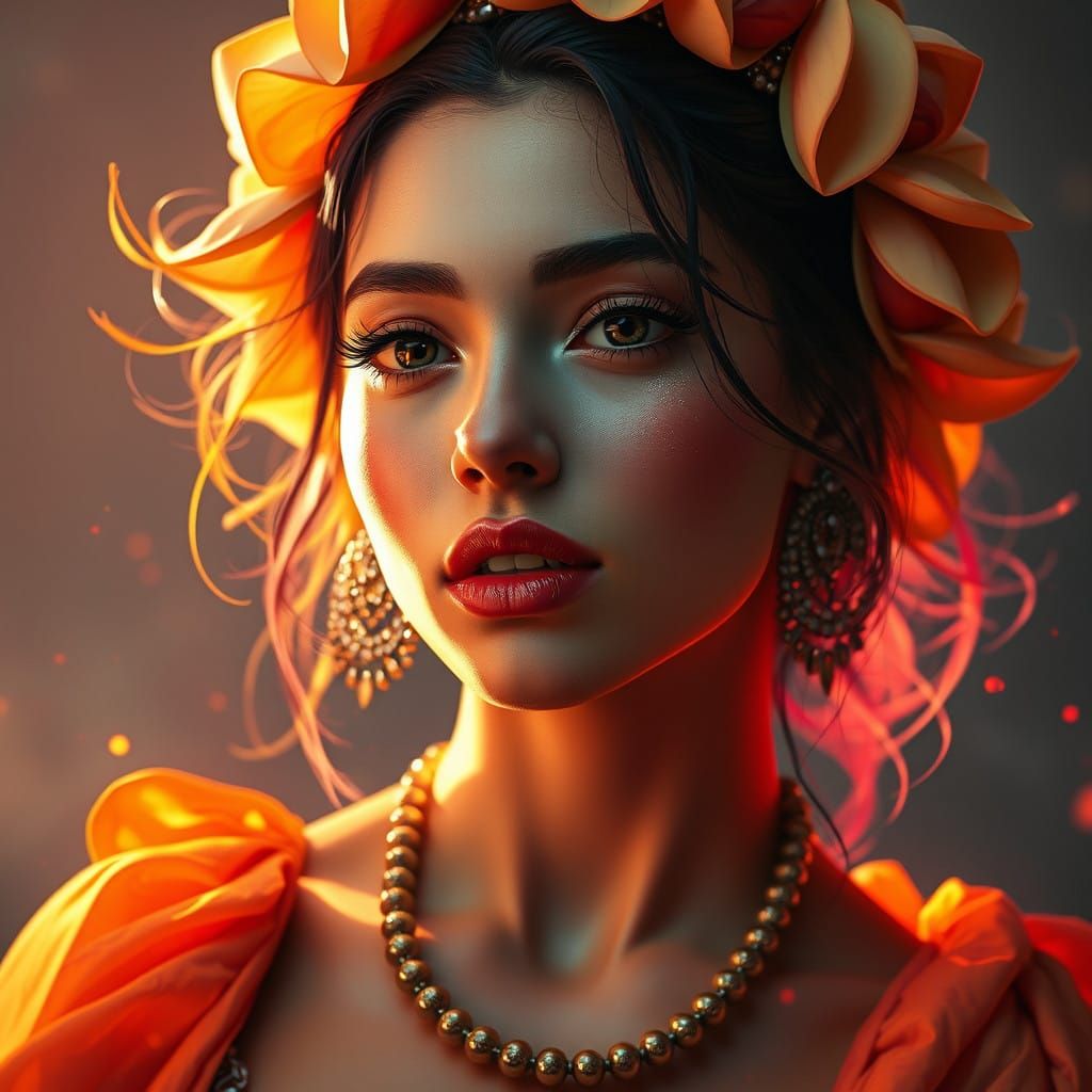 Retro Radioactive Peach Queen Concept Art