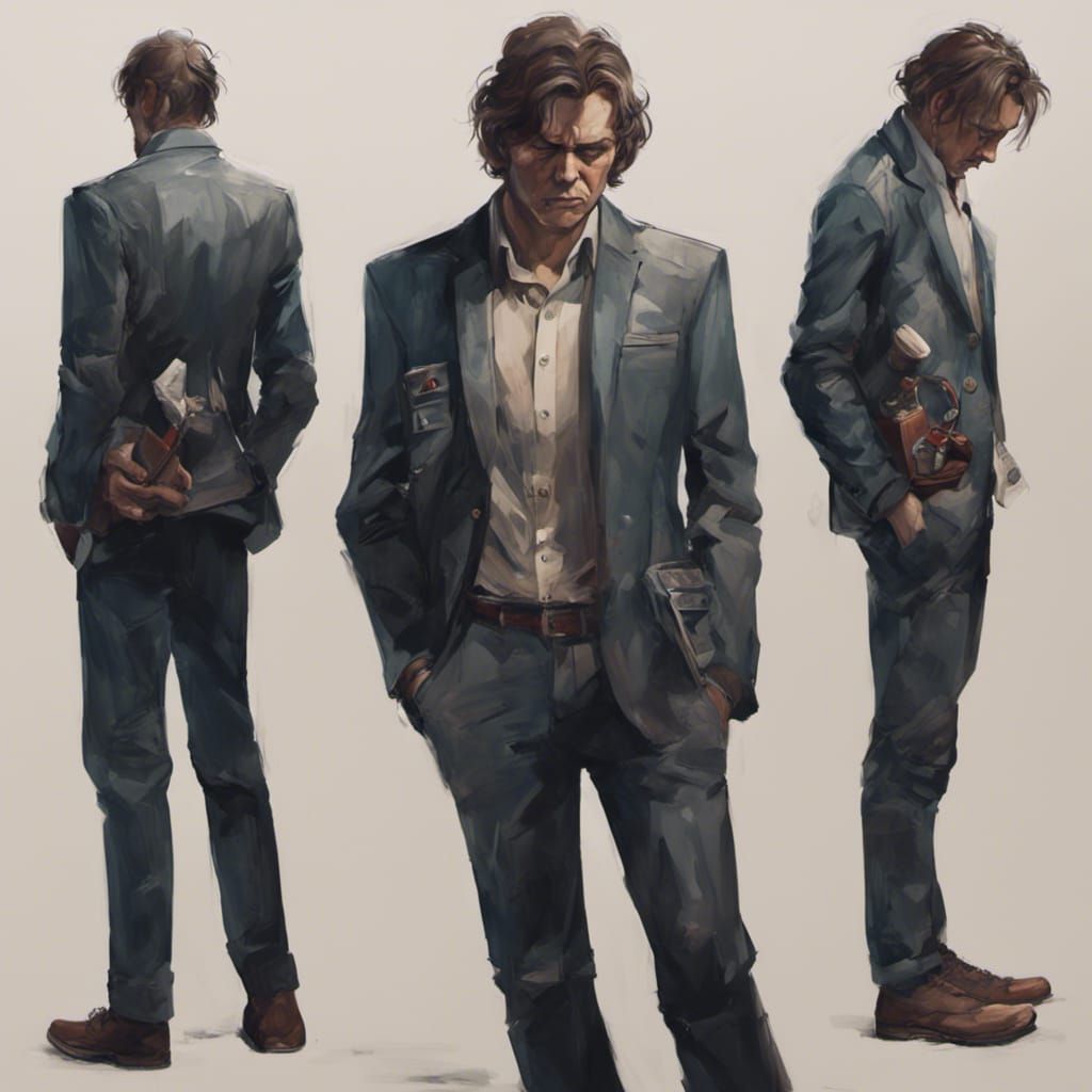 Robot Man's Longing: A Moment Captured