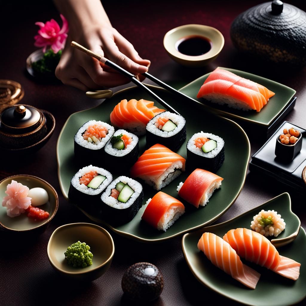 Makeup, Jewellery, and Sushi: Hyperrealistic Still Life