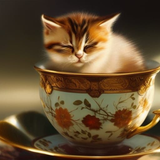 Kitten Chamomile Tea