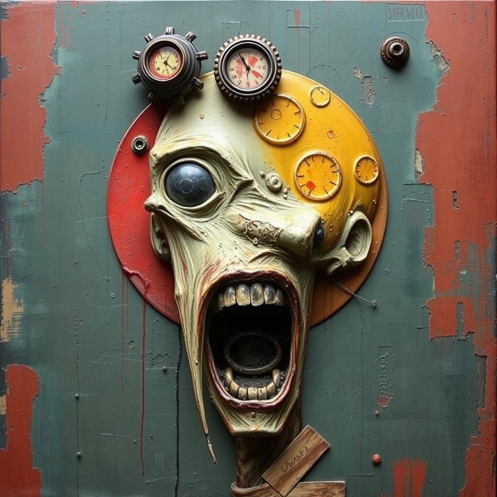 Dieselpunk Aberration in Triadic Hues