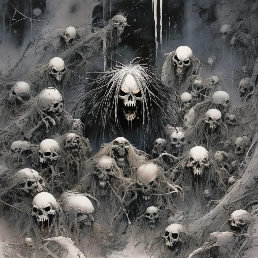 Grimdark Comic Illustration in McFarlane Style