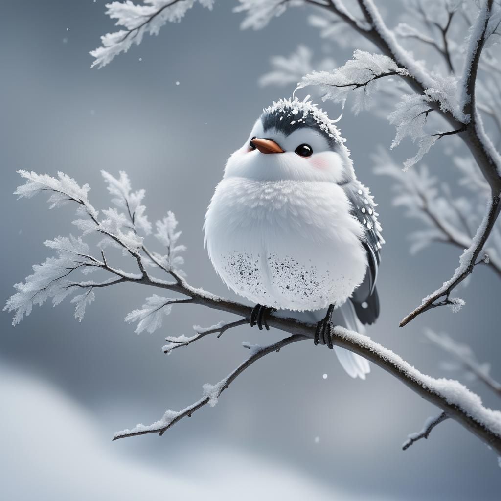 Japanese Snow Fairy Bird