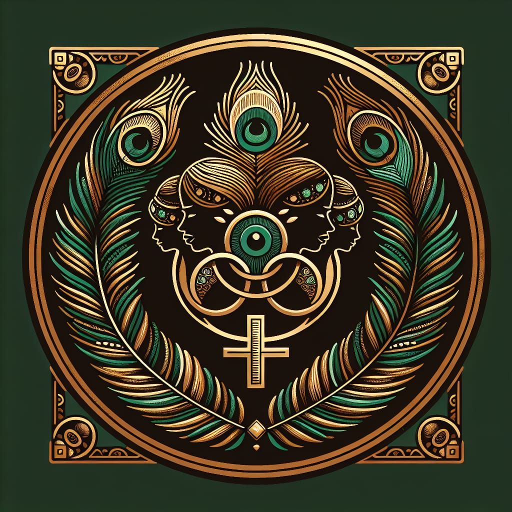 Iban Asian Logo: Unity and Feminine Grace