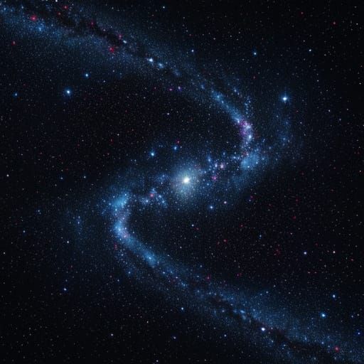 Cosmic Night Sky in Vibrant Digital Painting