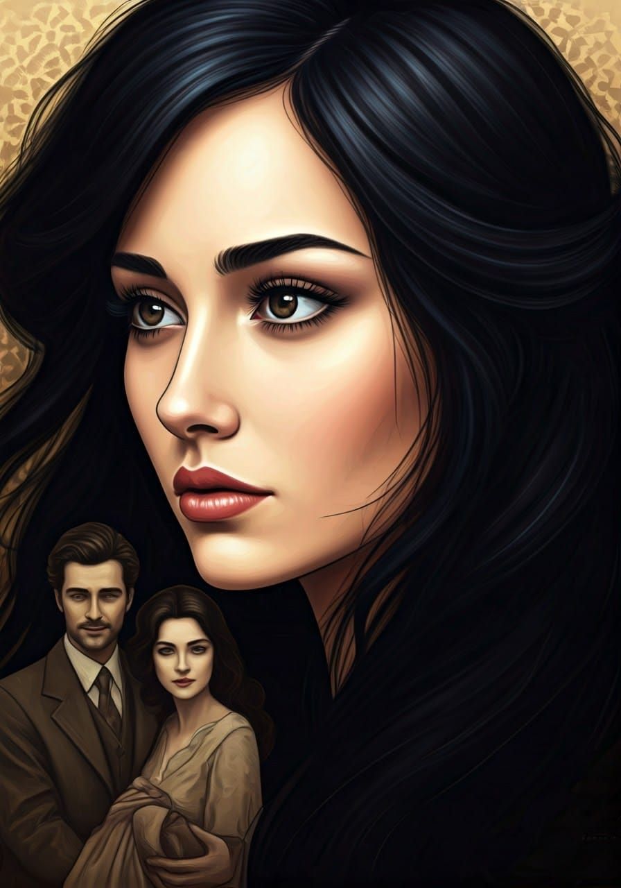 Wistful Woman Observes Joyful Couple in Soft Golden Light