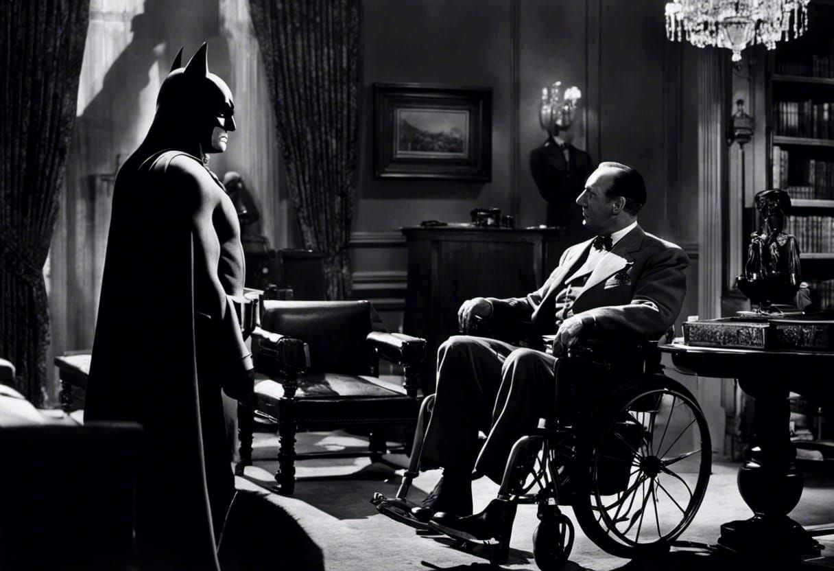 Live Action Batman Confronts General Sherwood
