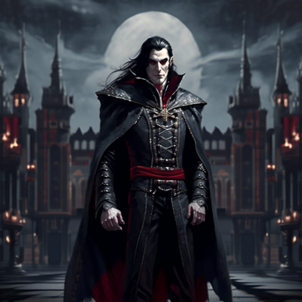 Vampire Lord Strahd in Dark Castle