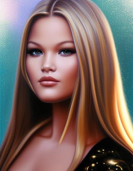 Gothic Teen Portrait in Pre-Raphaelite Style