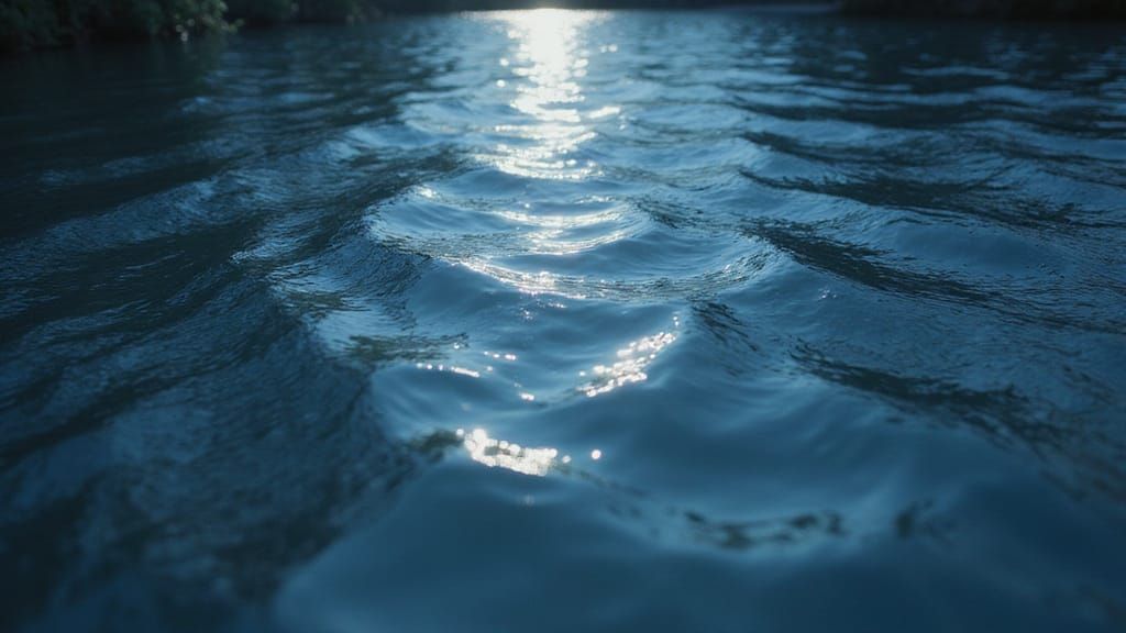 The moon in the water;  
 Broken and broken again,  
 Still it is there.