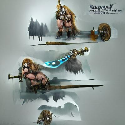 Viking Spirit Guardian with Great Sword