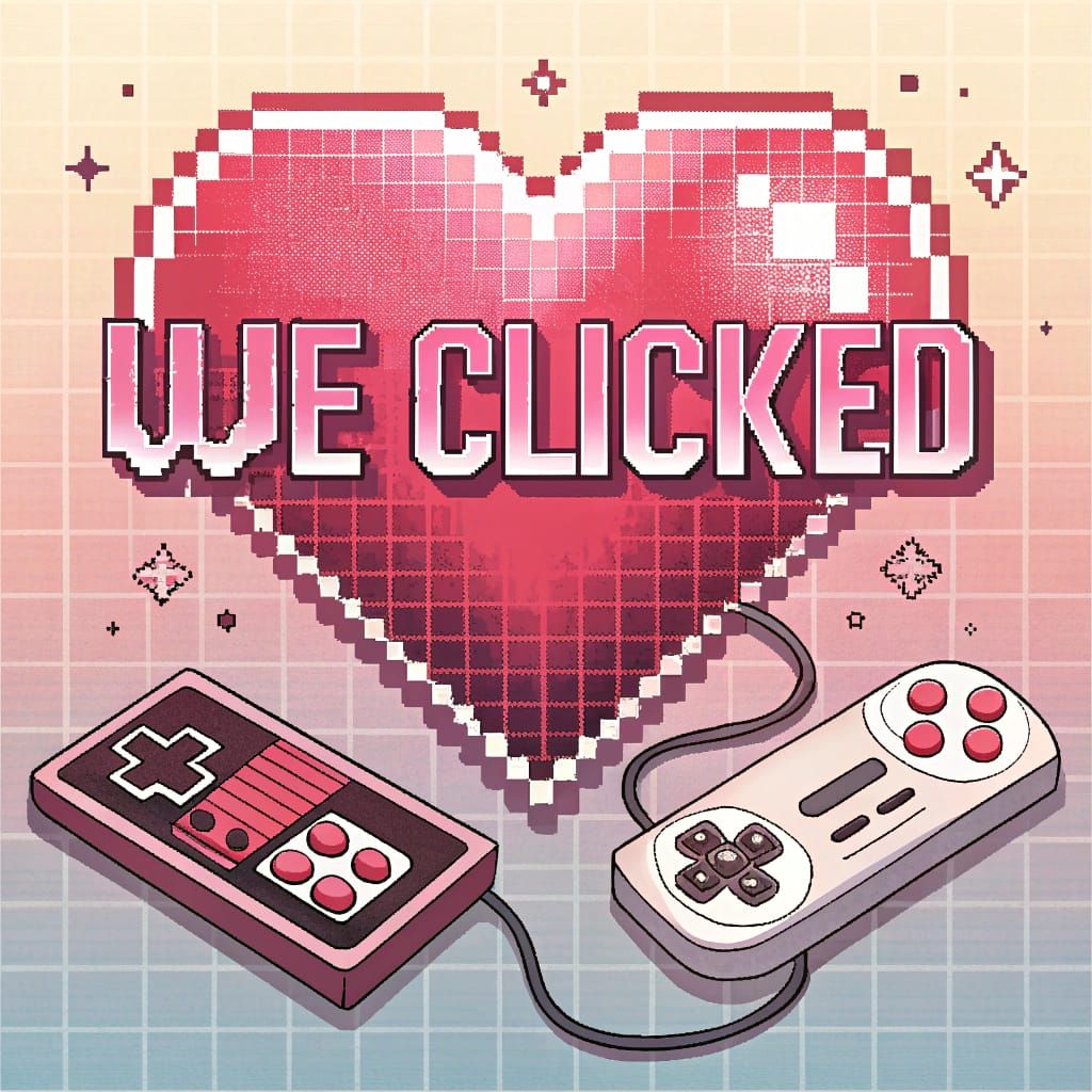 Pixel Heart in Retro Arcade Style