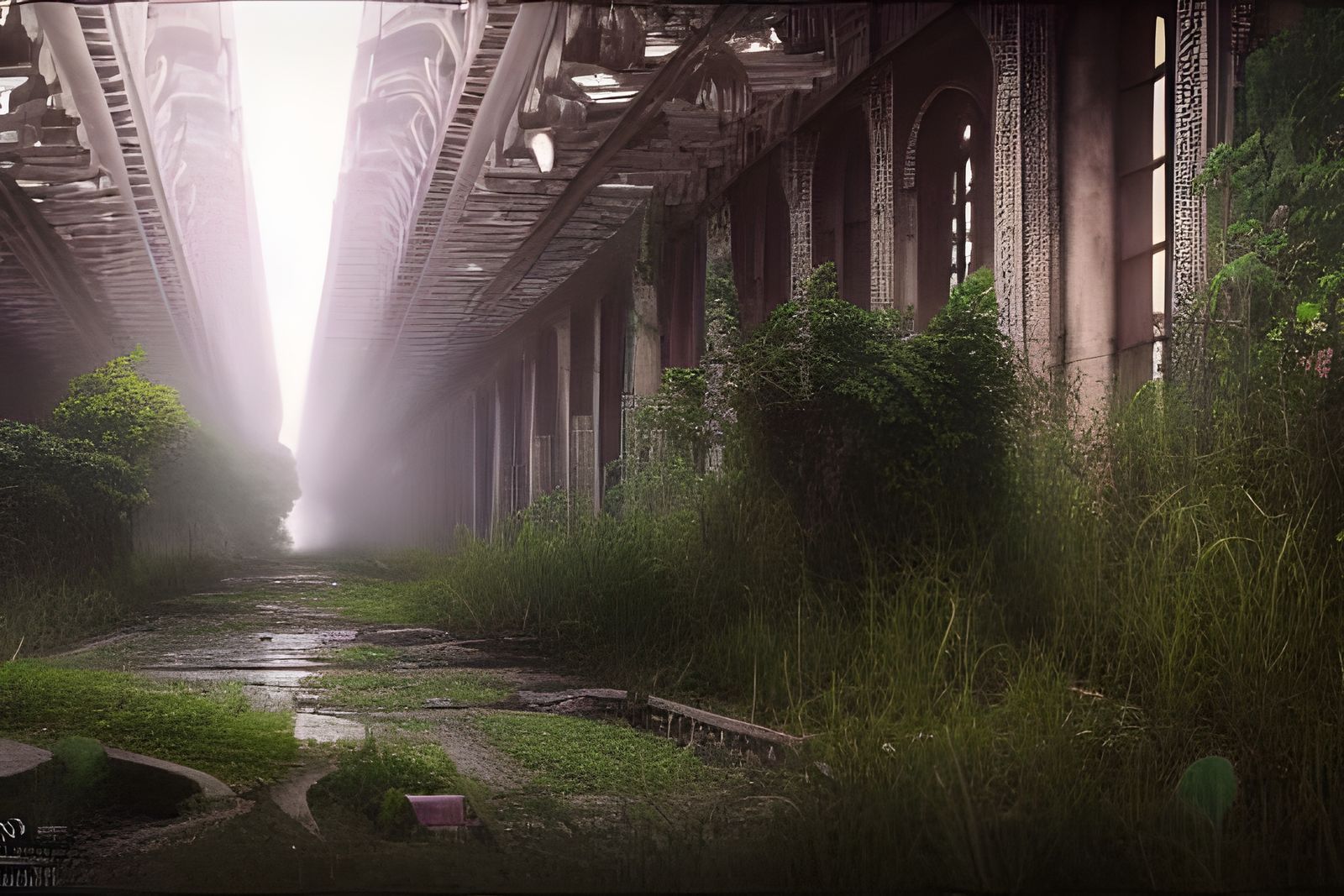 Hyperrealistic Post-Human Cityscape in Digital CGI Art