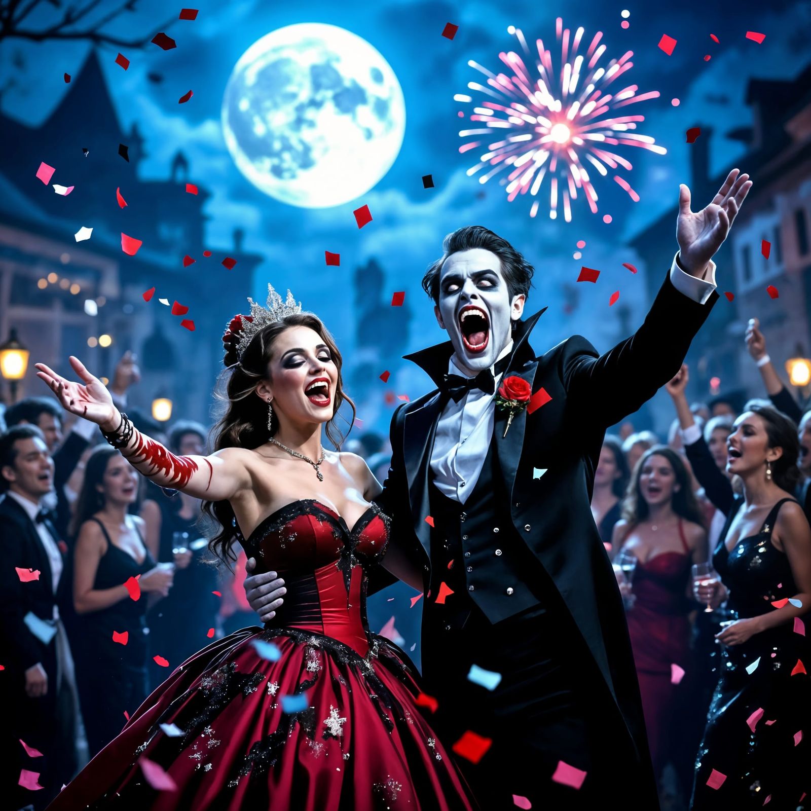 Gothic Vampires Invade New Year's Eve Ball