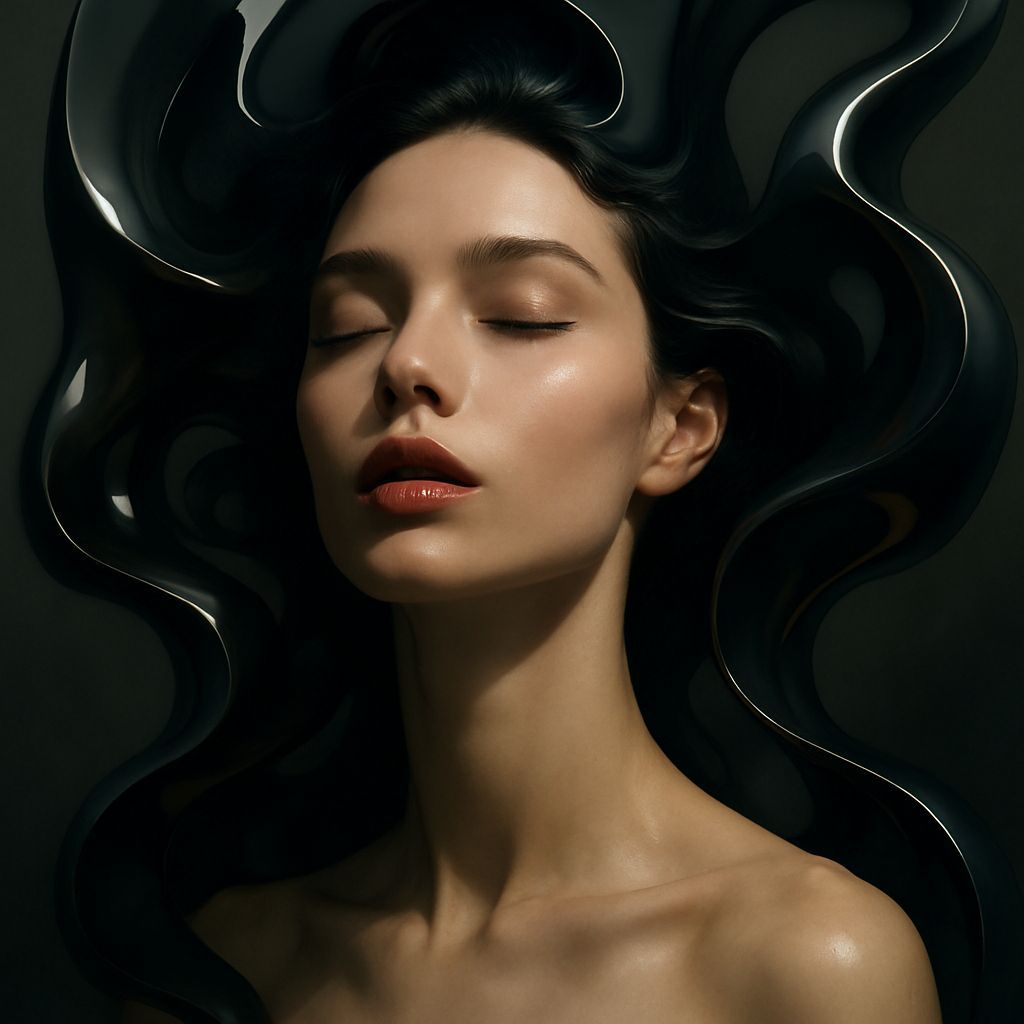 Surreal Photorealistic Image Evoking Allure