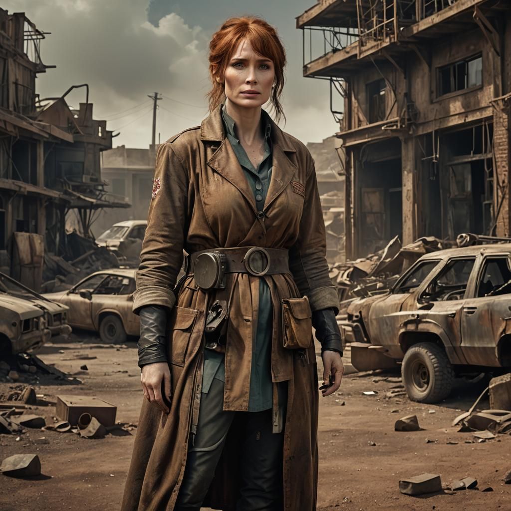 Post-Apocalyptic Doctor Portrait: Matte Painting Concept Art