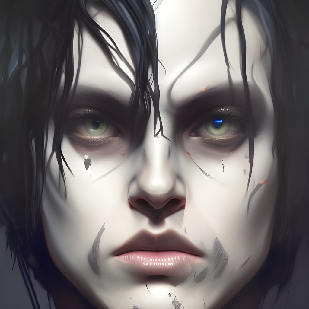 Hyperdetailed Portrait of Eric Draven