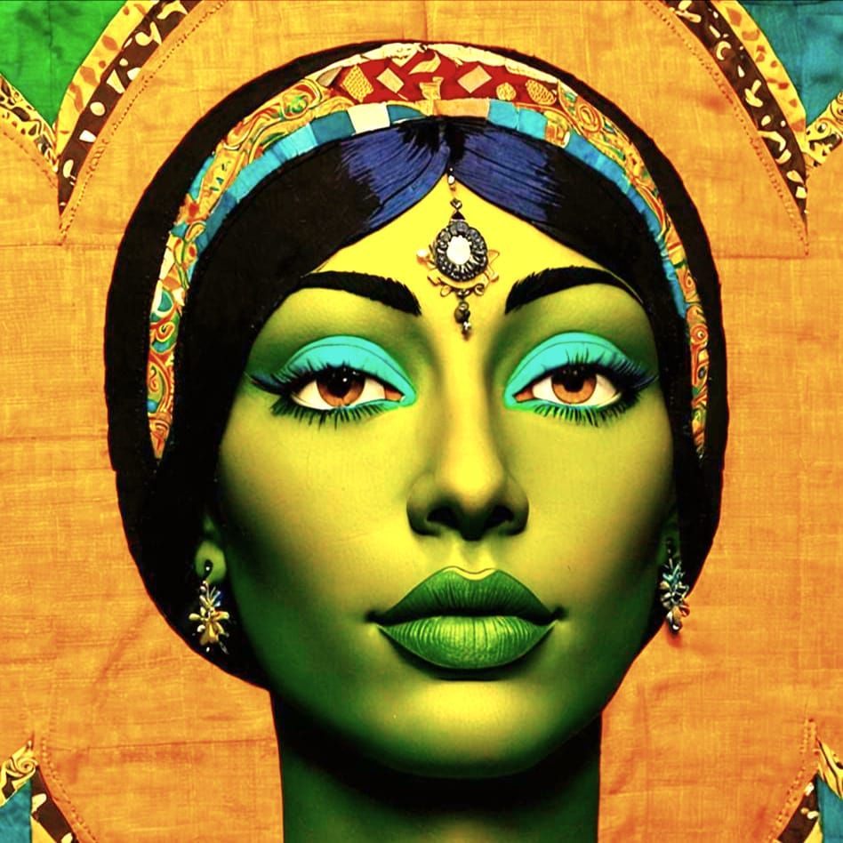 Colorful Patchwork Quilts with Varied Textile Patterns