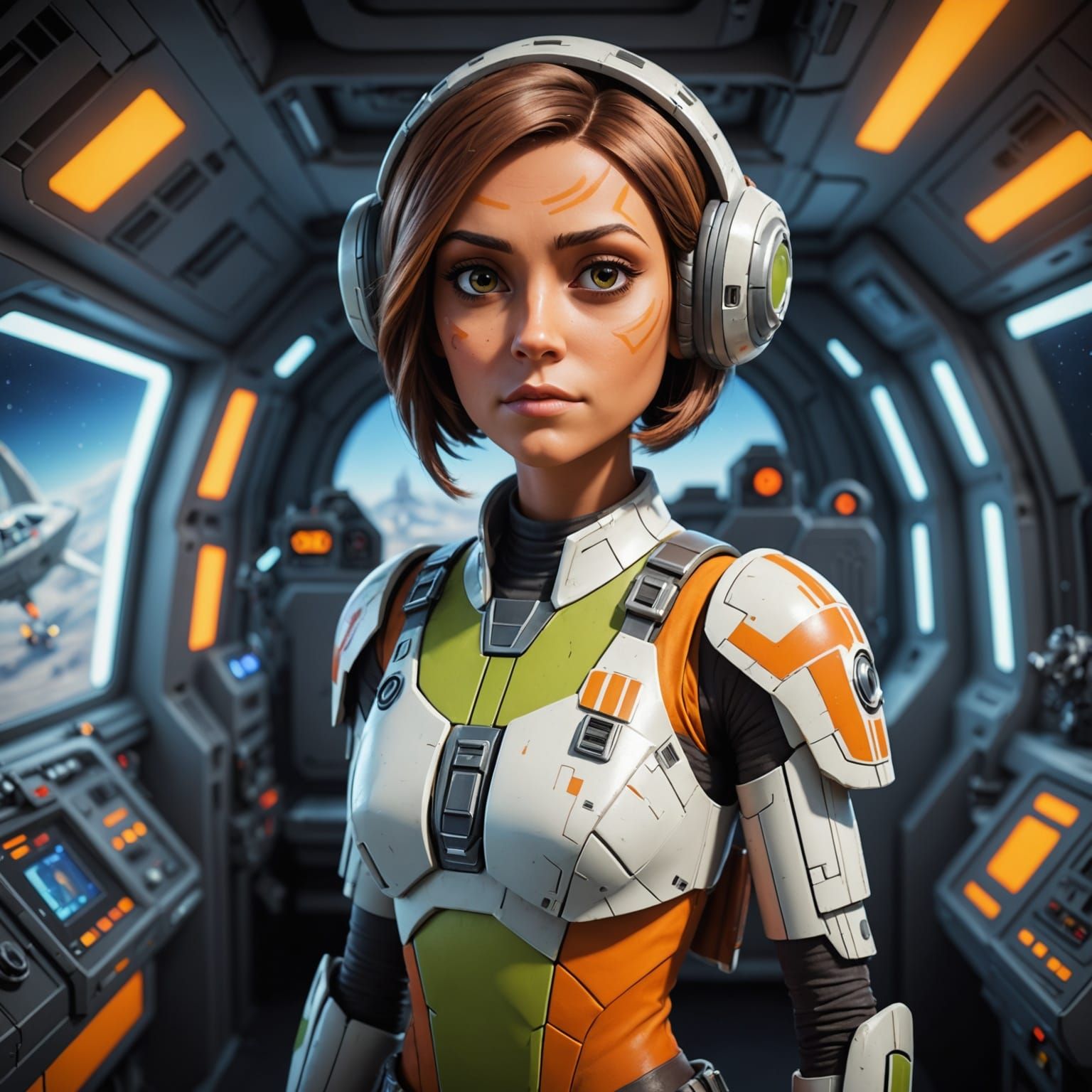 Hera Syndulla in White Bikini on The Ghost