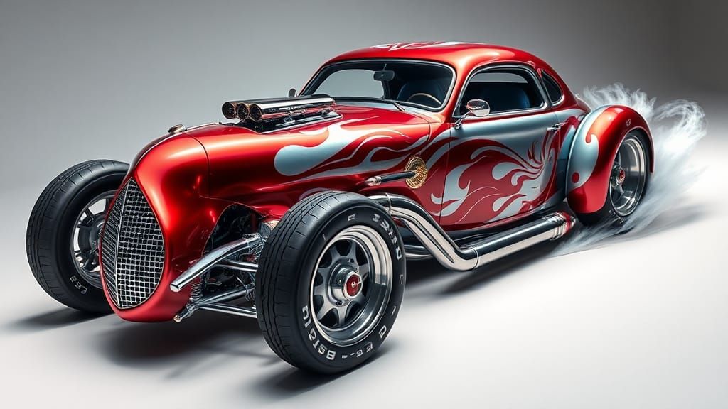 Nitrous Gasser with Manga Graphics in a Sci-Fi Style