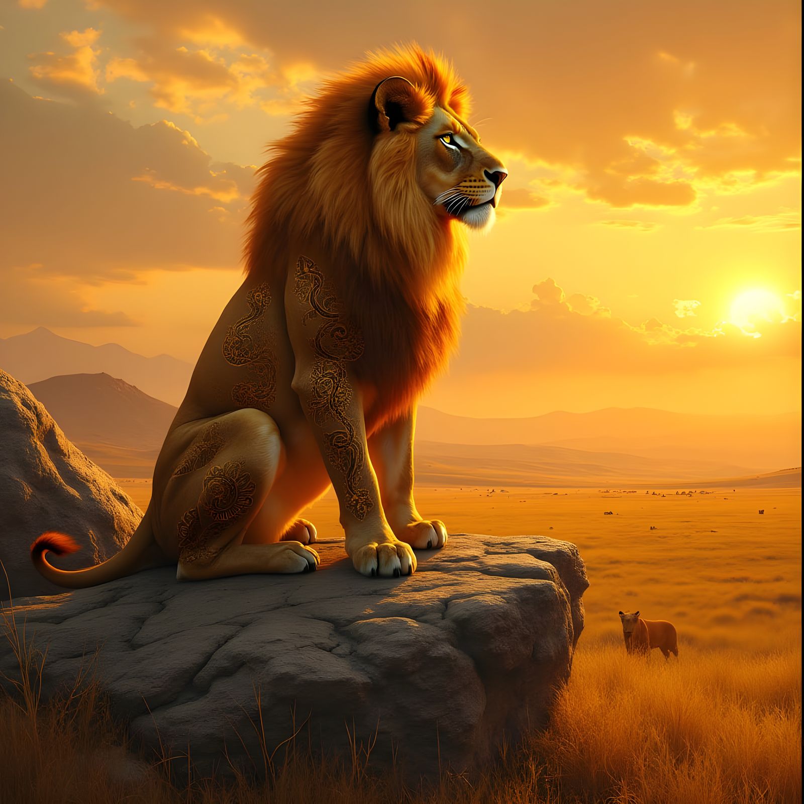 Dawn in the savannah